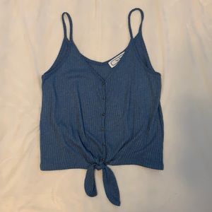 blue, Hippie Rose tank top | size: L
